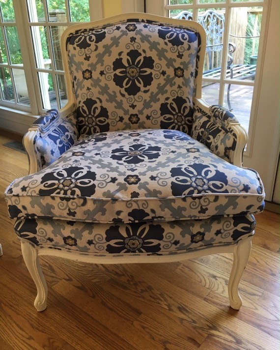 January Blues Sale Blue and Cream Patterned by WydevenDesigns