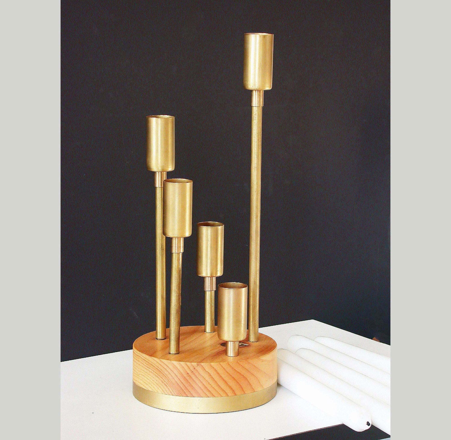 Modern Candelabra Brass Black Candlesticks Candelabra Dinner - Modern Candelabra Wood Candleholder Brass Gold Centerpiece Candelabra Moderncandle Holder Multiply Candleholder Wood Brass Candelabra modern candelabra brass black candlesticks candelabra dinner - modern candelabra wood candleholder brass gold centerpiece candelabra moderncandle holder multiply candleholder wood brass candelabra
