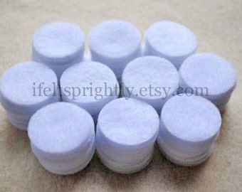 1 Inch Die Cut Felt Circles, Set of 100