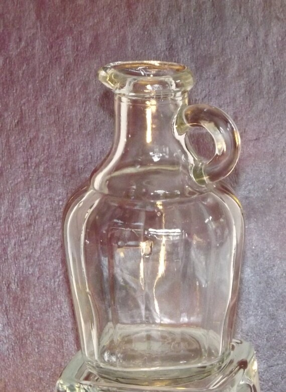 Vintage Cruet / Antique Glass Cruet Turner Brothers Glass