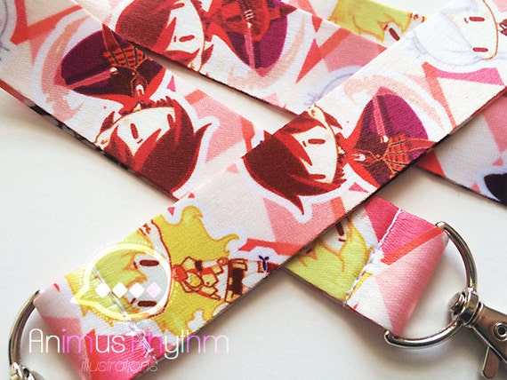 RWBY Lanyard badge holder Anime Ruby Weiss Blake by Animusrhythm