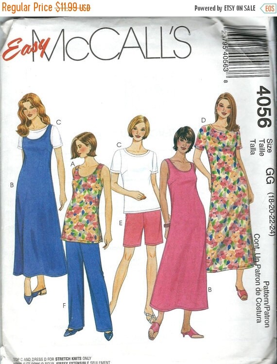 ON SALE McCall's 4056 Misses & Miss Petite by DawnsDesignBoutique