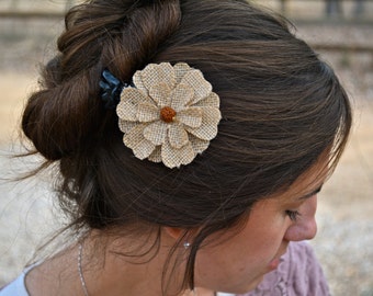Items similar to Lace Flower Hair Clips on Etsy