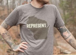 REPRESENT Wisconsin Unisex Tee