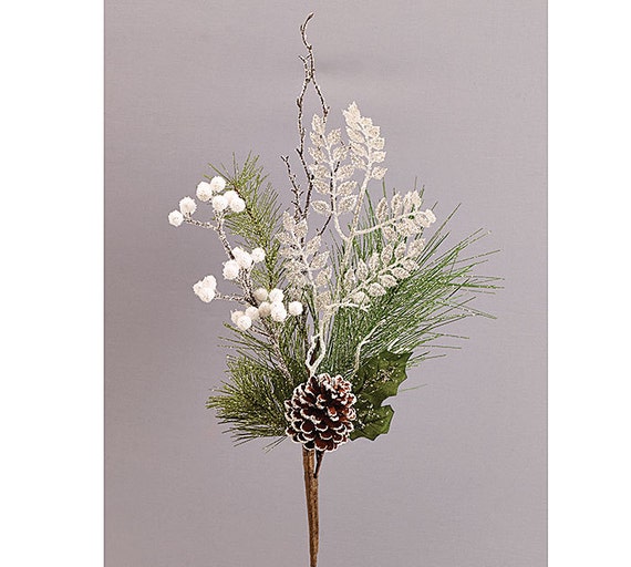 christmas floral picks set of 6 pinecones by christmas floral picks set of 6 pinecones by