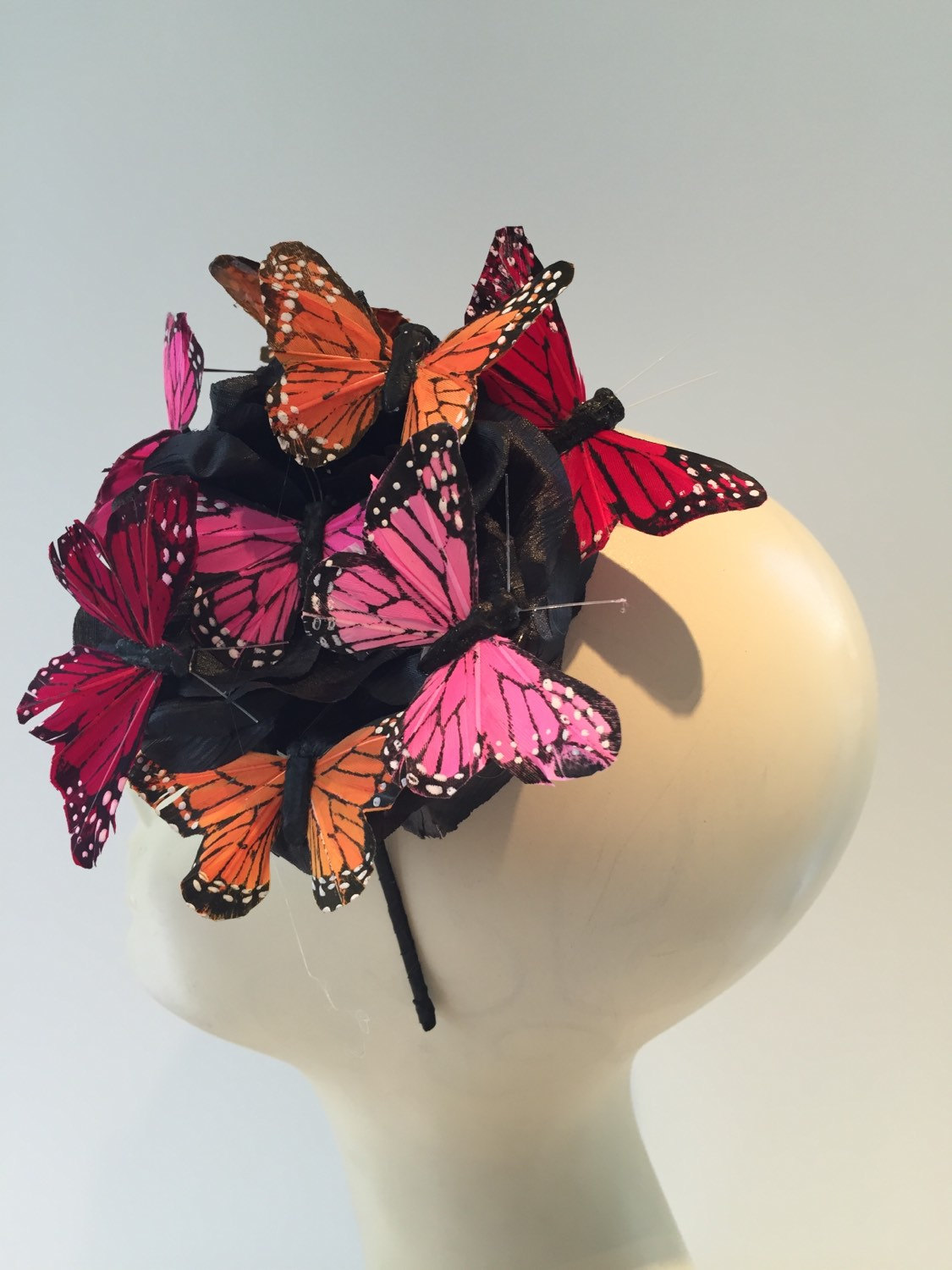 Butterfly Fascinator Flower Fascinator Butterfly Headdress