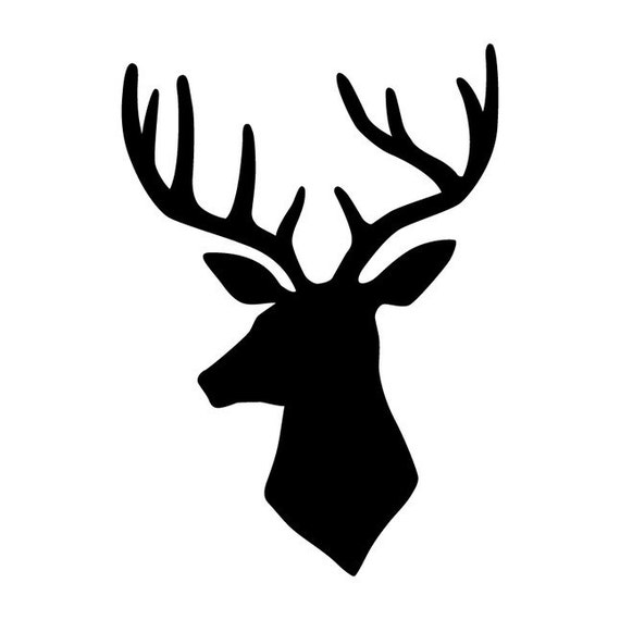 Deer Head Stencil