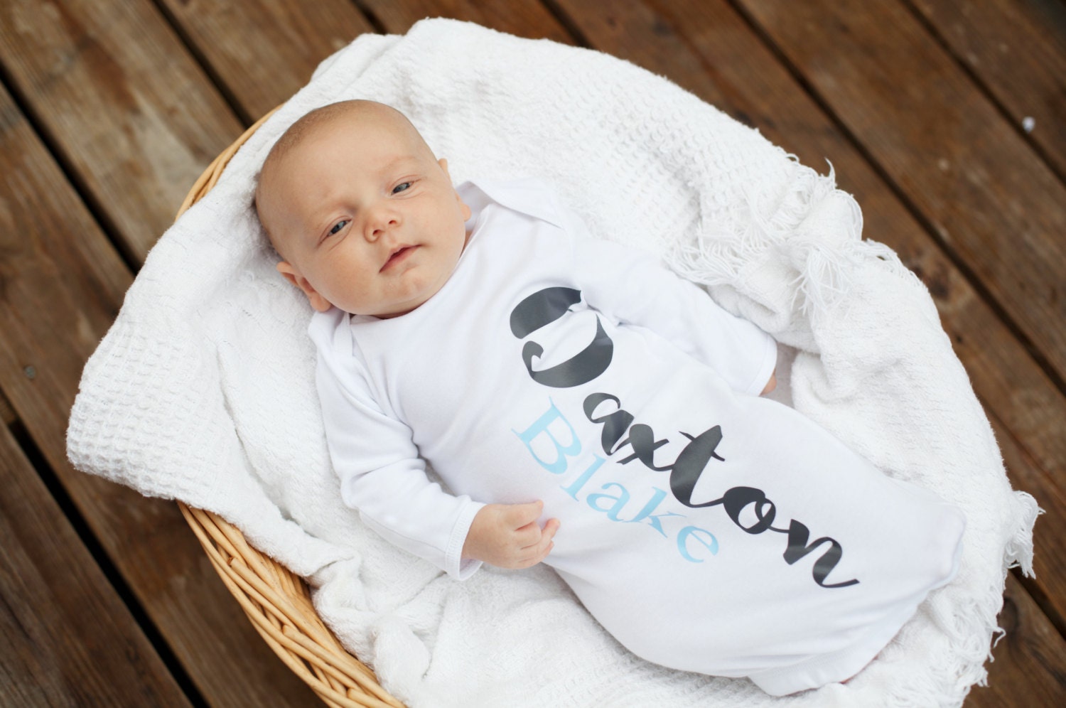 Newborn Boy Personalized Coming Home Outfit Personalized Baby