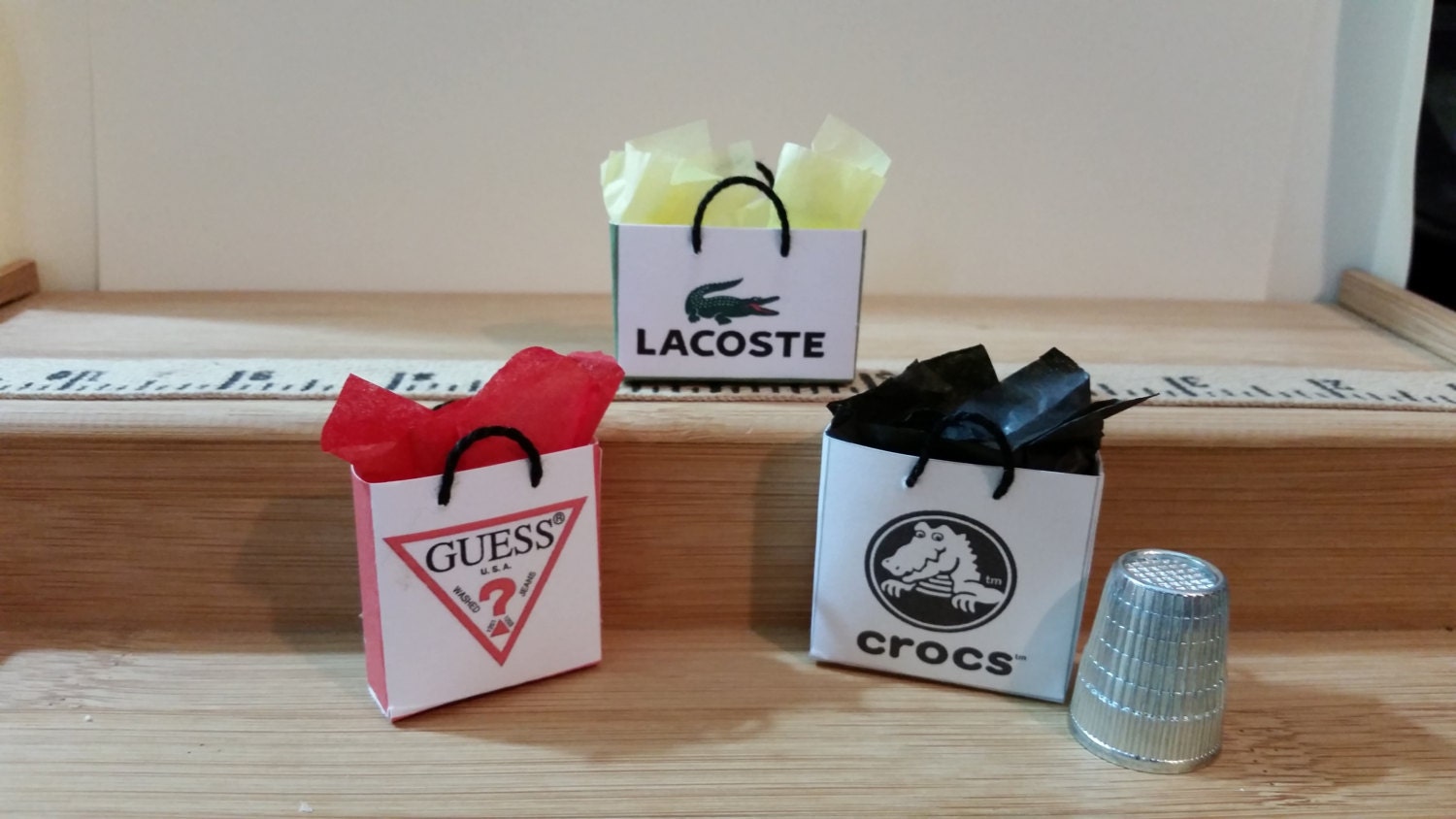 S15 Miniature shopping Bags for Barbie and dollhouse