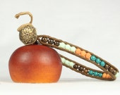 Beaded Colorful Bracelet Bronzite Gemstones Gold Sun Button CarolMade Sw90 Beaded Colorful Bracelet Bronzite Gemstones Gold Sun Button CarolMade Sw90