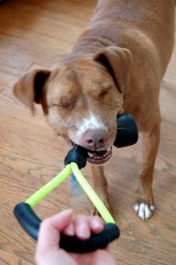 Upcycled Rubber Tug of War Dog Toy Gift Idea for Dog Lovers