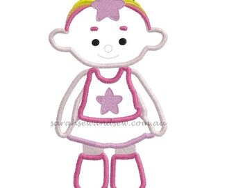 Pink Cloud Babies (Cloud Baby) Embroidery Design
