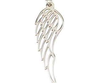 Sterling Silver Angel Wing Necklace, with chain