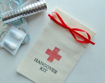 Wedding Favor Bags-Hangover Kit-Wedding Favour Bags-5x3-Fine Quality Muslin Bags-Set of 15-DIY Favors-Favor Bags-Wedding-Wedding Favor Idea
