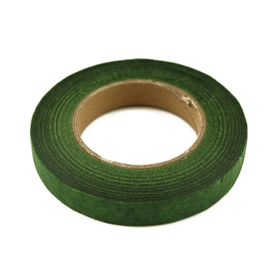 0.5 Wide Green Floral Tape 30yd Roll Stem Wrap Gum Paste