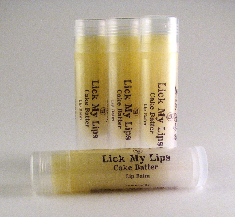 Cake Batter Lip Balm Cake Lip Balm Yellow Cake Lip Balm