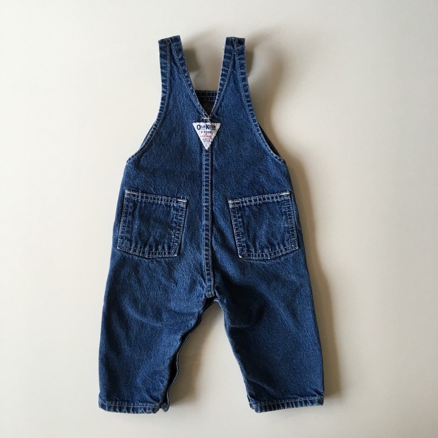 Vintage Osh Kosh Blue Denim Overall Pants for Baby Boy