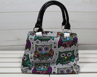 Elegant Owl WN2709018CL Quilted Tote Bag