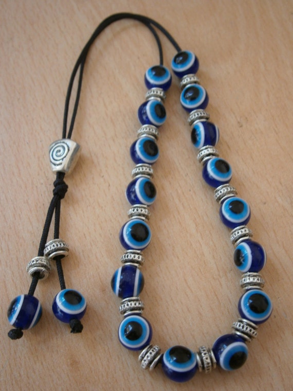 GREEK EVIL EYE komboloi Nazar Worry Beads by GREEKNOVELTYGOODS