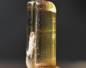Green Terminated Tourmaline Crystal Rough Afganistan