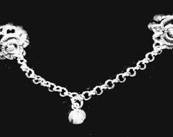 personal intimate ladies body clips flowers and crystal rhinestone no pierce LOVE