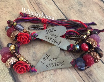 bracelets gift sisters soul friend