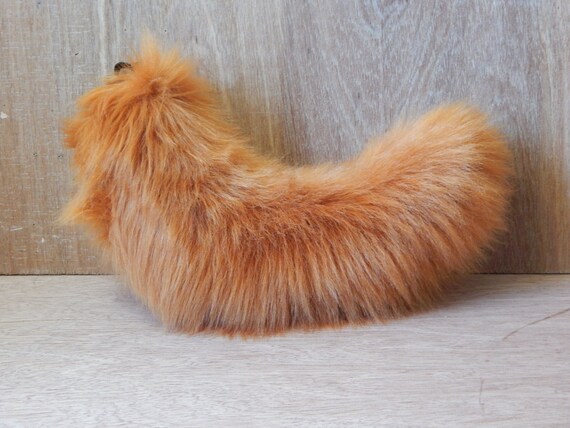Rust Orange Canine Dog Wolf Tail Halloween Costume Accessory
