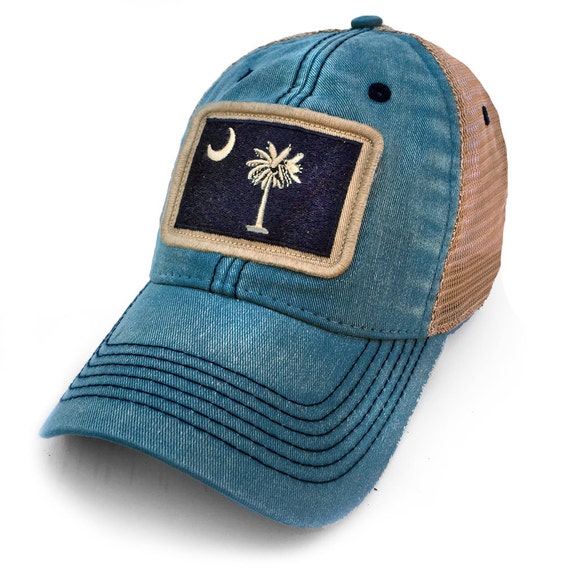 South Carolina Flag Patch Trucker Hat by StateLegacyRevival