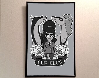 Clip Clop Girl 11x17" Poster Print