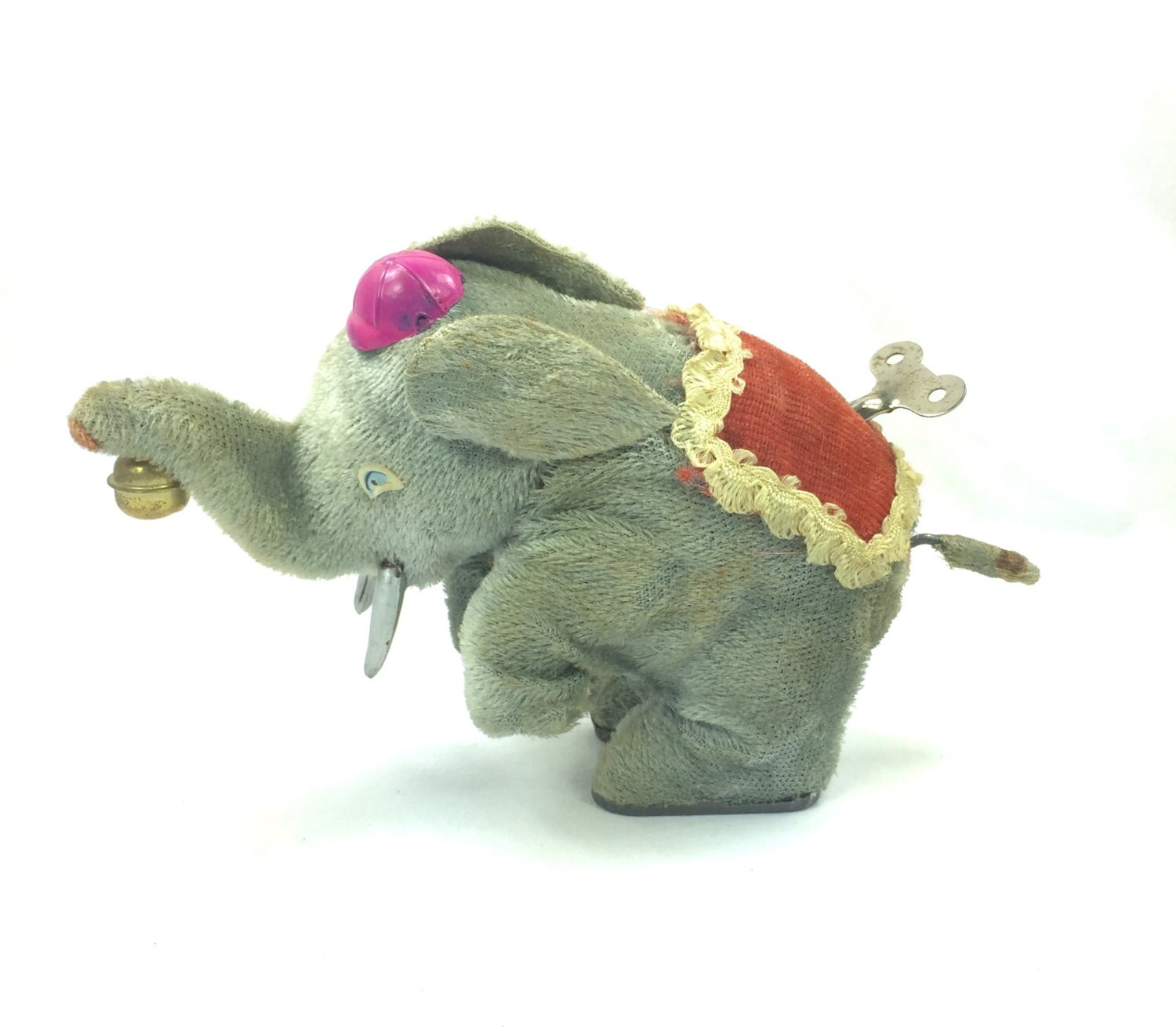 Occupied Japan Wind Up Elephant Vintage Toy by GentryAntiques