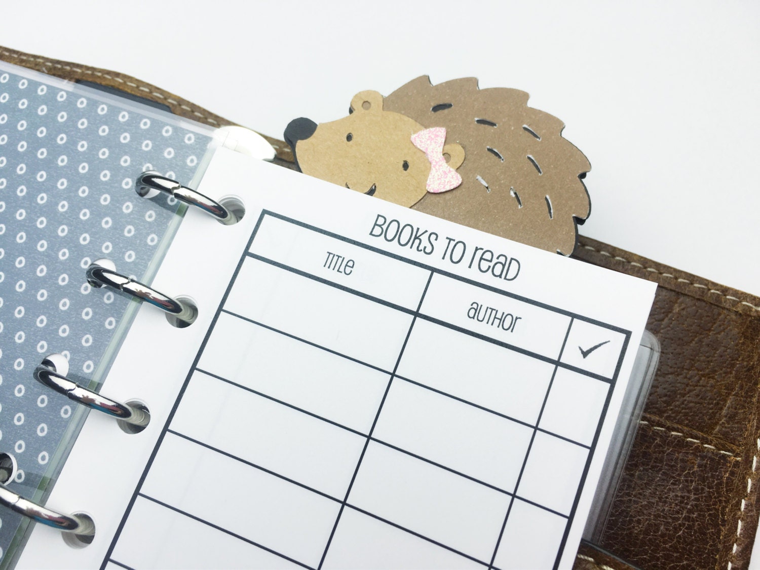 Printed Pocket Size Books to Read Inserts by SewMuchCrafting