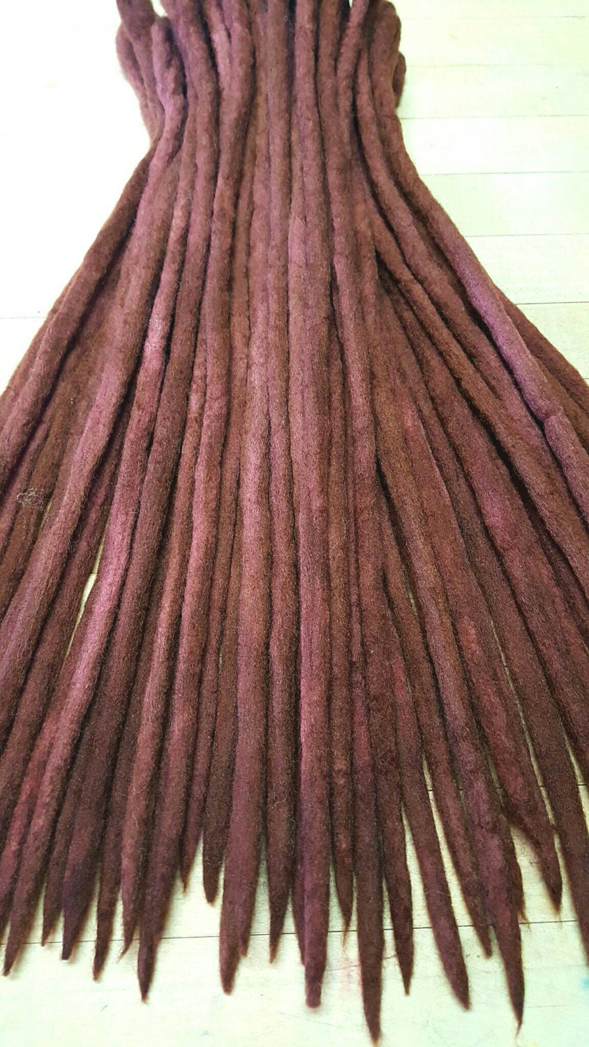 Wool Dreadlocks Custom Wool Dreads Handmade by DreadlocksbyJena