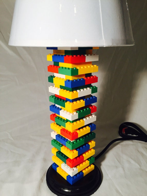 lego brick lamp