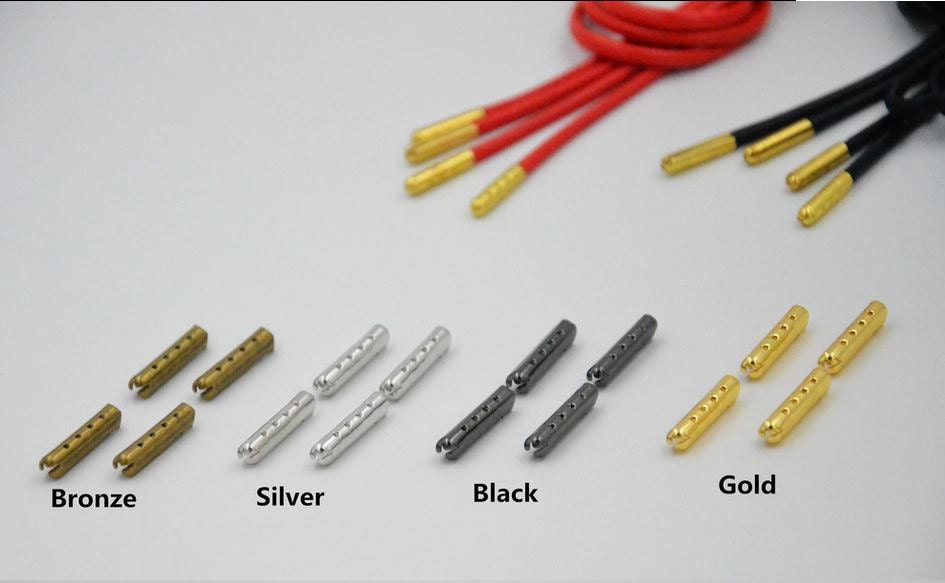ABAglets Metal Aglets Shoelace Tips Metal Cord Ends