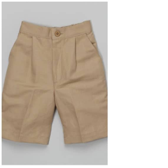 BOYS SCHOOL SHORTS Boys khaki shorts uniform classroom