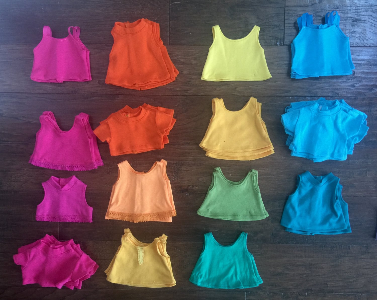 Doll Shirts 18 Inch Doll Shirts Doll Tank by LivingCoastalDesign