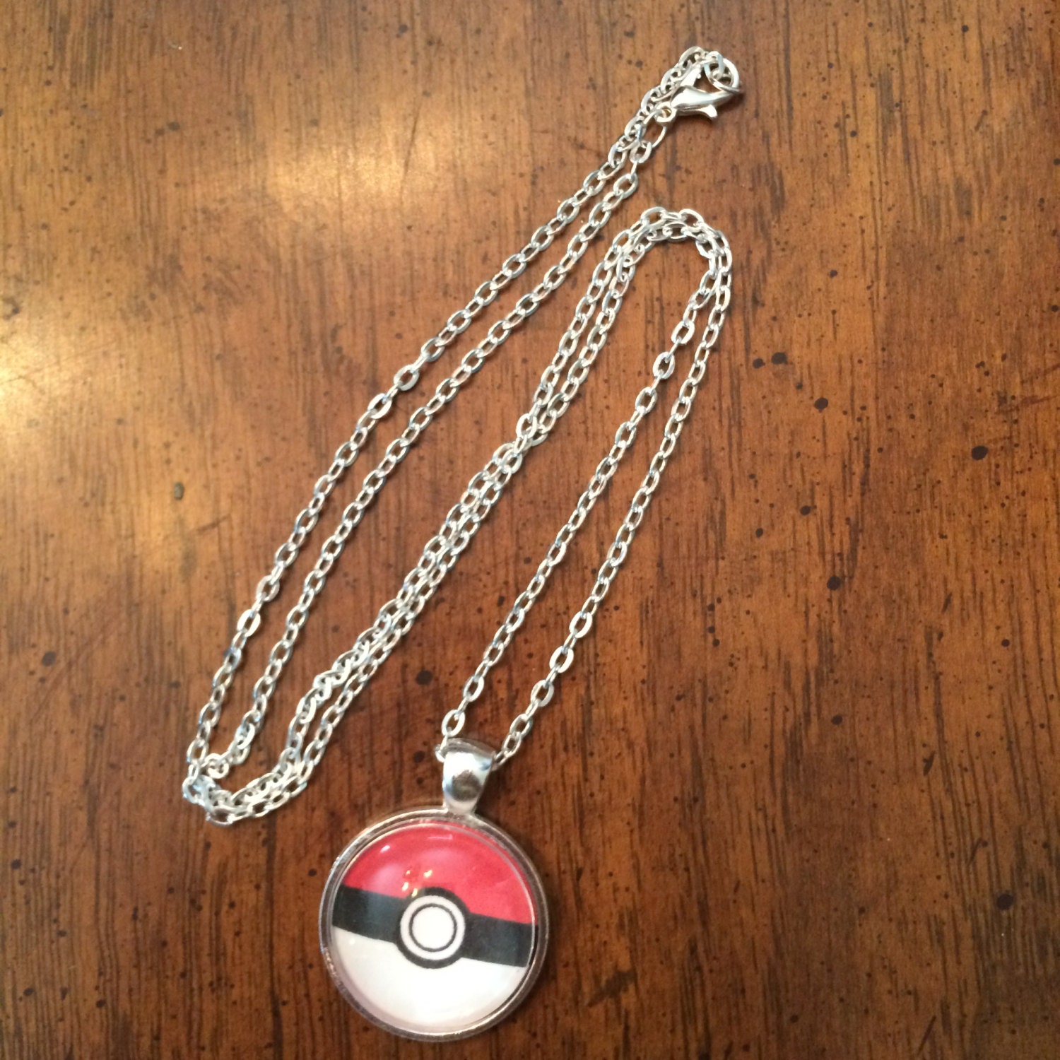 Pokemon Go Pendant Necklace by DixieFlair on Etsy
