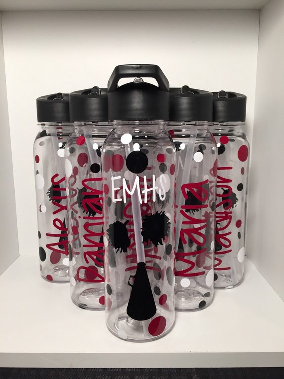 Personalized Water Bottles Great Cheer Team gifts