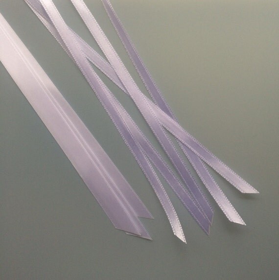 200 Pcs PreCut Satin Ribbon Custom size Hang Tag Ribbon