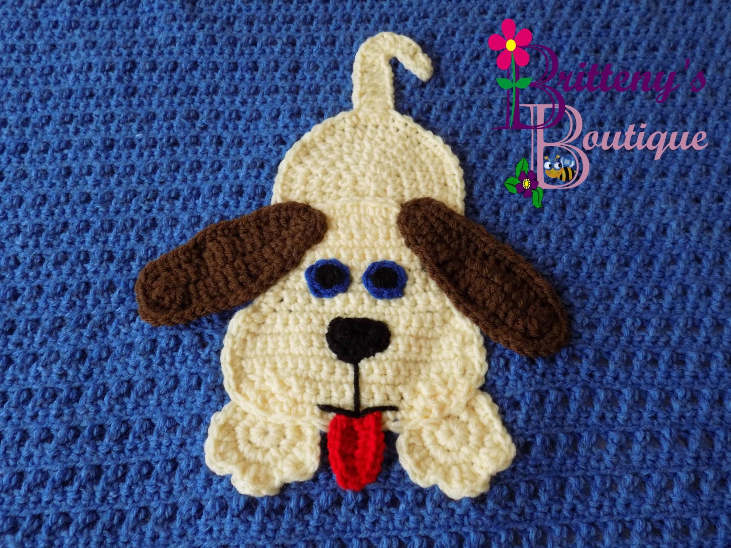 Crochet Blanket Pattern / Crochet Puppy Blanket Pattern