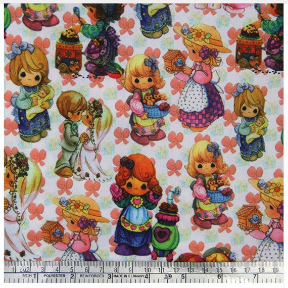 precious moments fabric from Cutiesbymarce on Etsy Studio