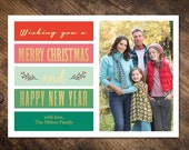 Items similar to Holiday Photo Greeting Card / Christmas Greeting Card / Postcard on Etsy