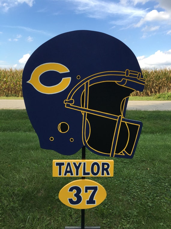 Items similar to Custom, handmade, personalized wooden sports yard signs on Etsy