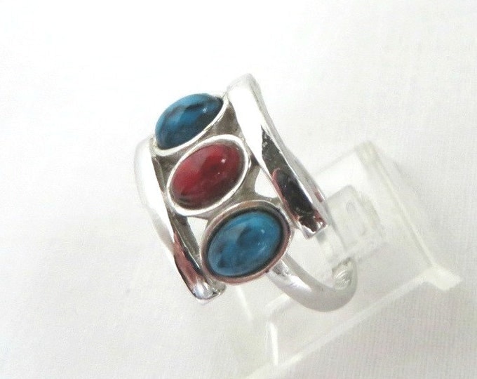 ON SALE! Vintage Sarah Coventry Ring, "Indian Princess" Silver Tone Adjustable Ring