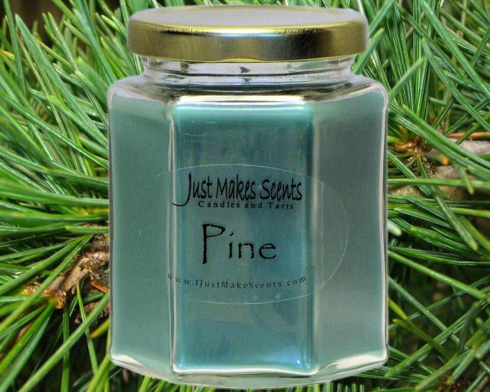 Pine Scented Candle Scented Soy Candle Free Shipping on