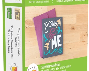 Simple Everyday Cards Cricut Cartridge, New in Package, Greeting Cards, Die Cut Card Making, Provocraft cartridge scrapbooking die cuts