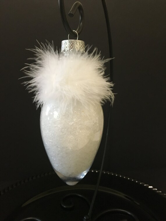 items similar to light bulb ornament large white feather items similar to light bulb ornament large white feather