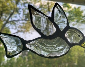 Dalle De Verre Stained Glass Bird
