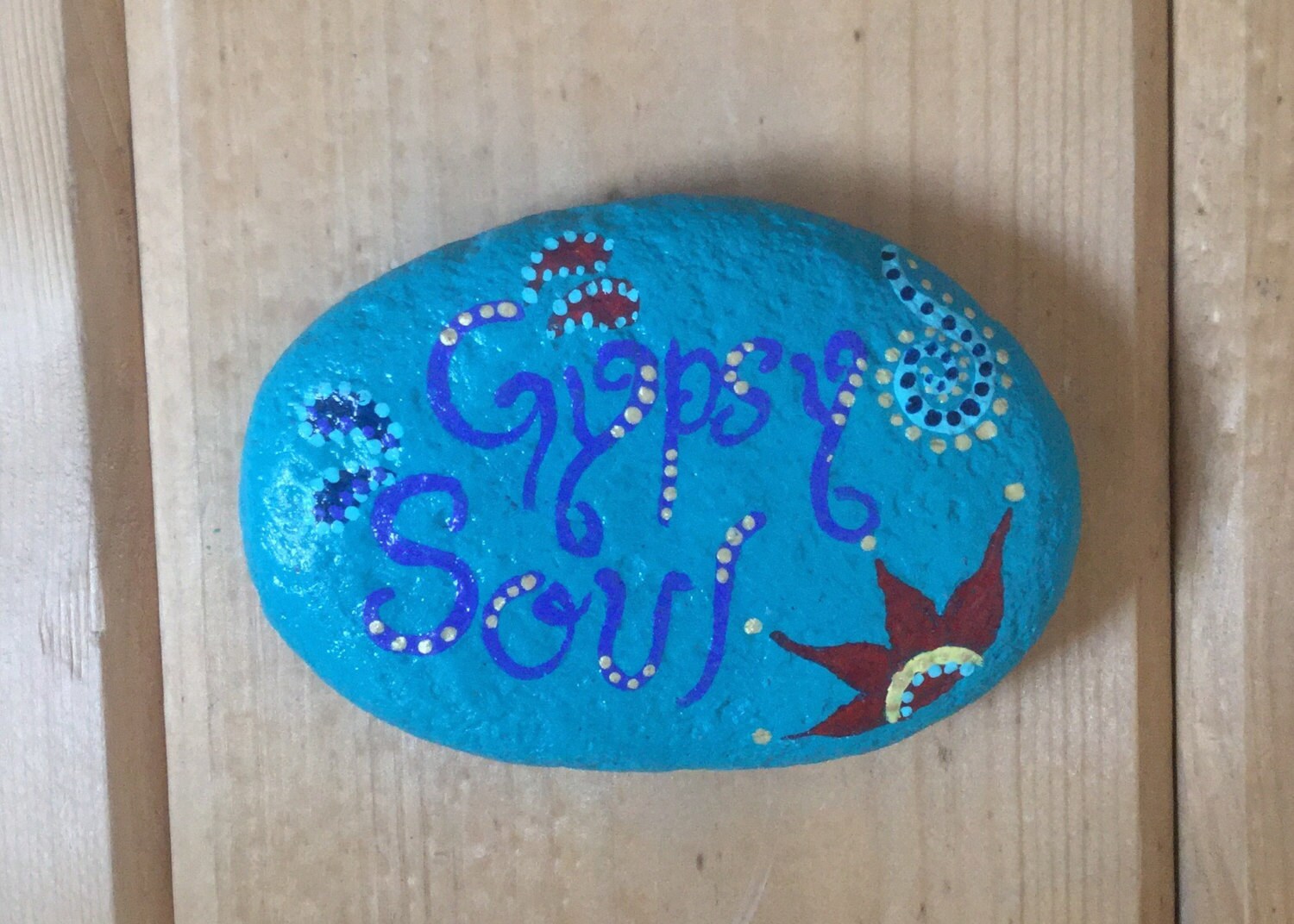 Gypsy Soul painted stone Gypsy Gift Hippie Gift Gypsy