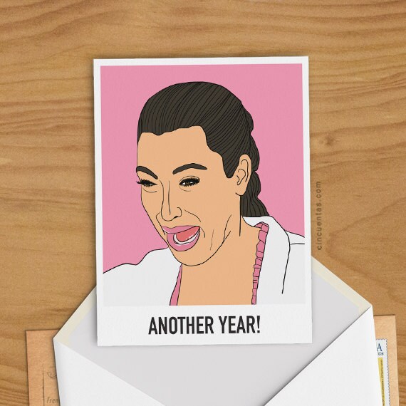 Beautiful 20 Kardashian Birthday Card